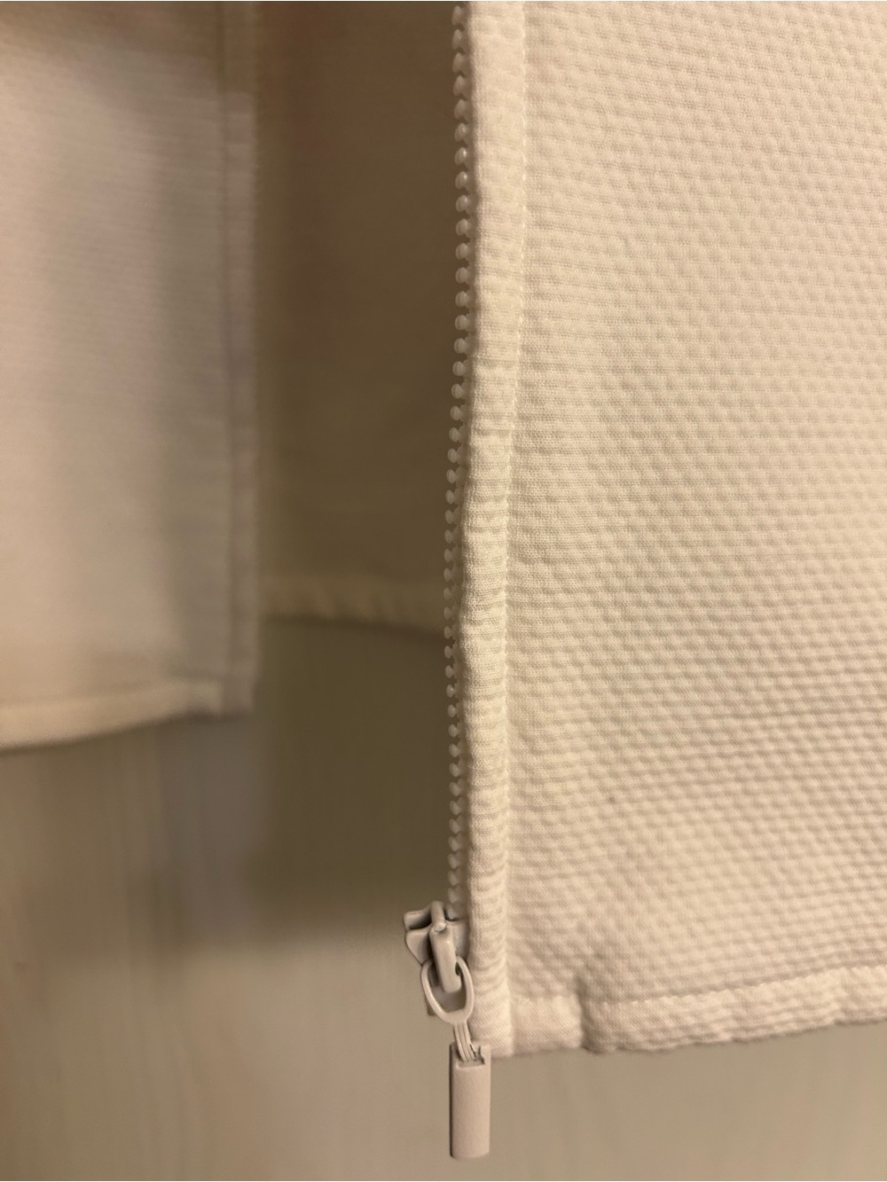 Eileen Fisher NWOT Textured White Zip Front Jacket. Size S. - Picture 5 of 6